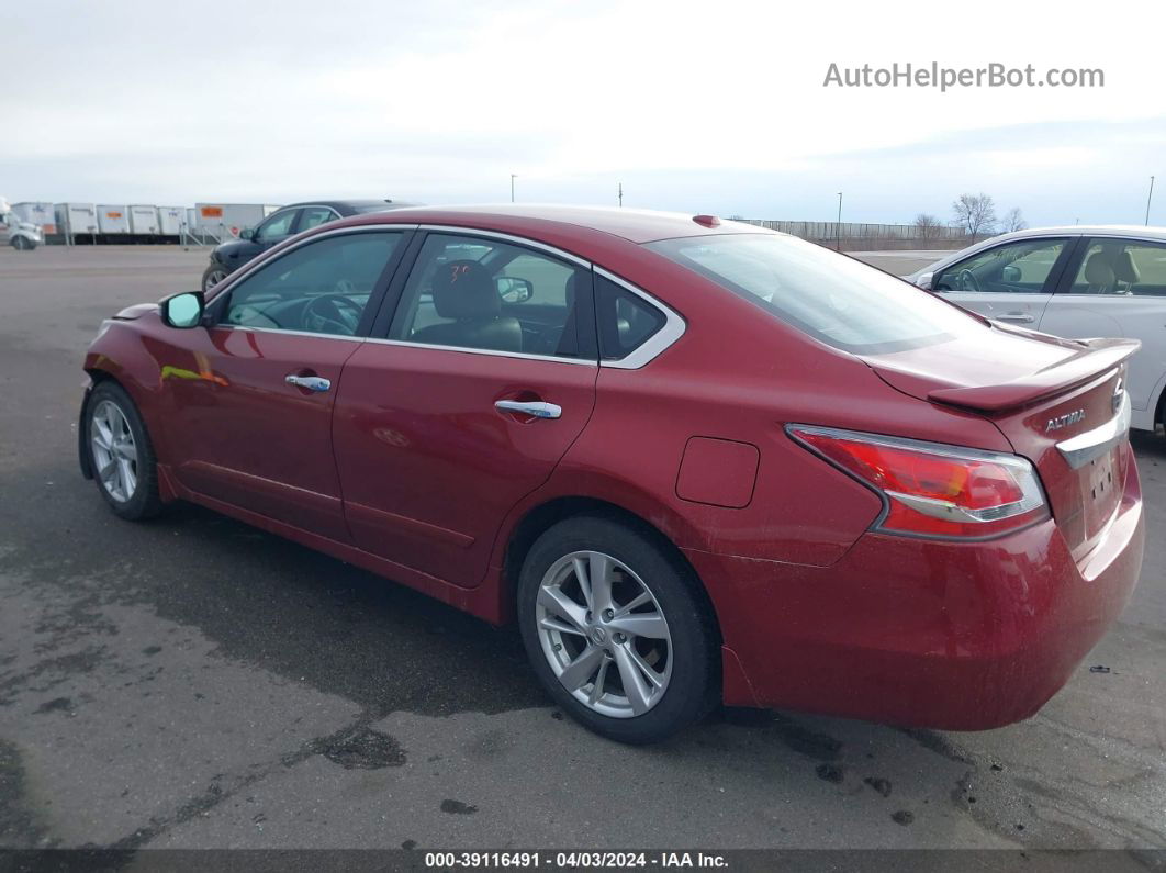 2015 Nissan Altima 2.5 Sl Maroon vin: 1N4AL3AP4FN355585