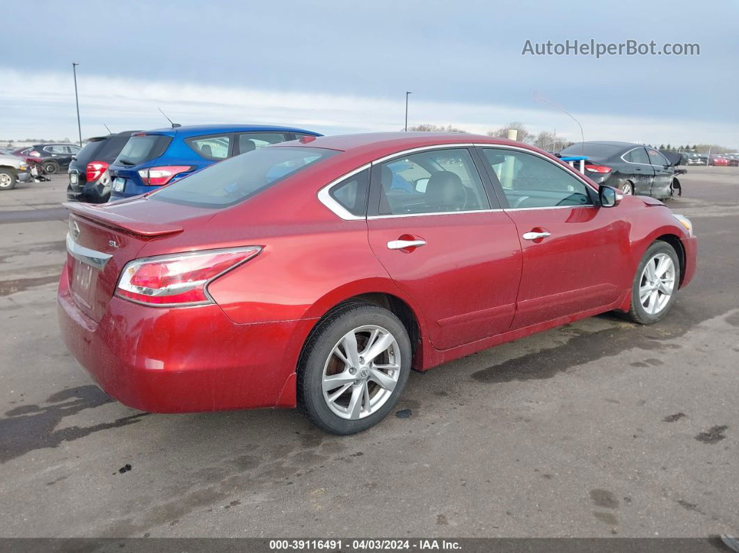 2015 Nissan Altima 2.5 Sl Maroon vin: 1N4AL3AP4FN355585