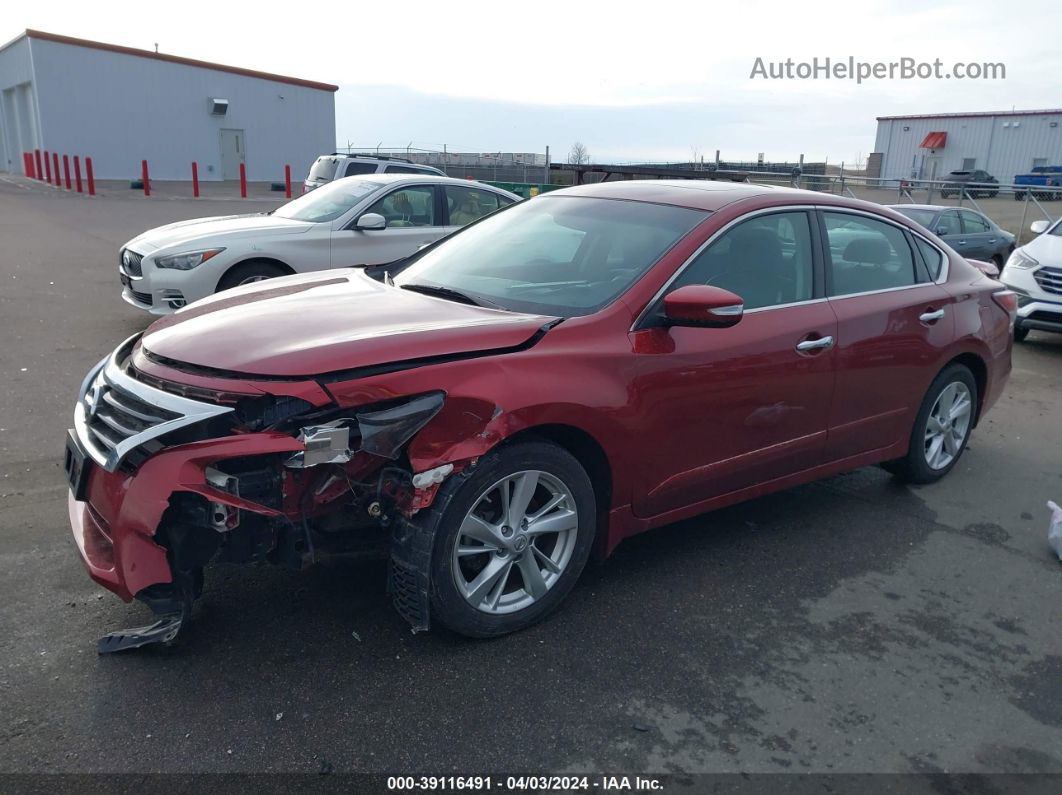 2015 Nissan Altima 2.5 Sl Maroon vin: 1N4AL3AP4FN355585