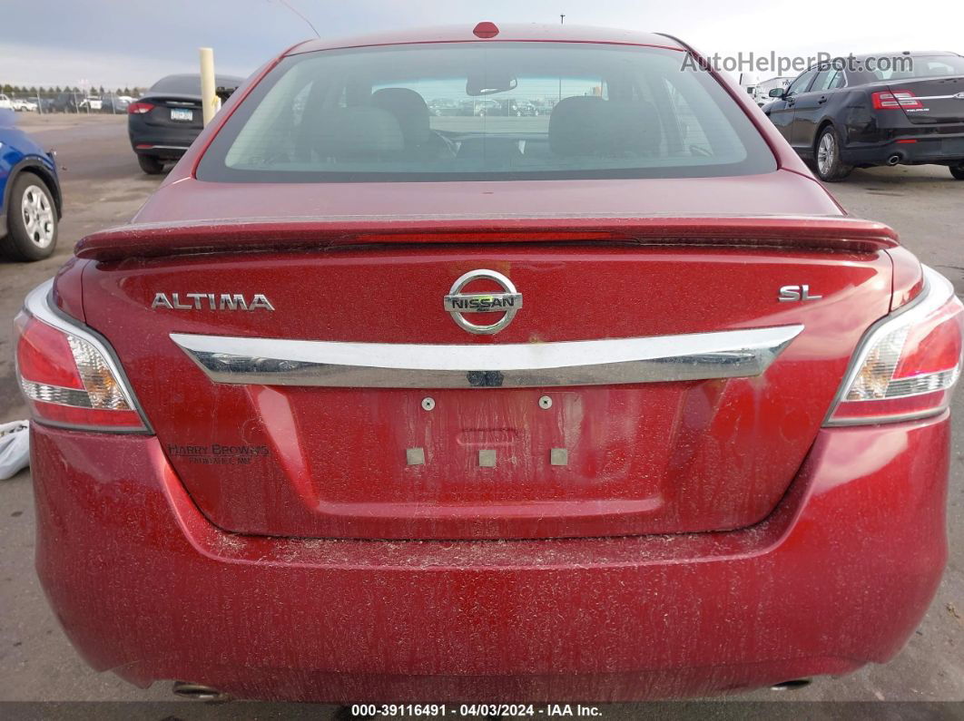 2015 Nissan Altima 2.5 Sl Maroon vin: 1N4AL3AP4FN355585