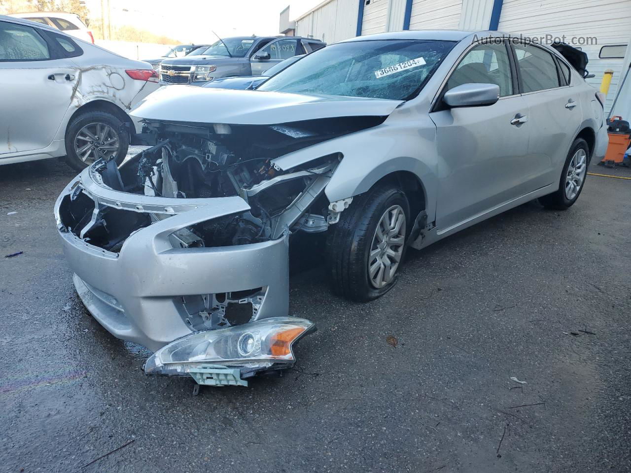 2015 Nissan Altima 2.5 Серебряный vin: 1N4AL3AP4FN373133