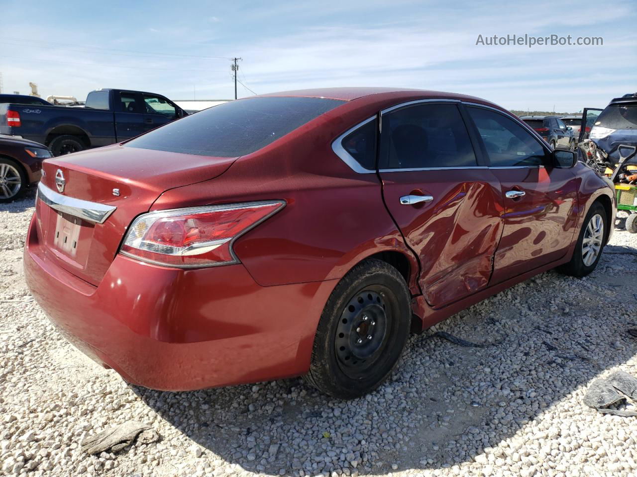 2015 Nissan Altima 2.5 Красный vin: 1N4AL3AP4FN383953