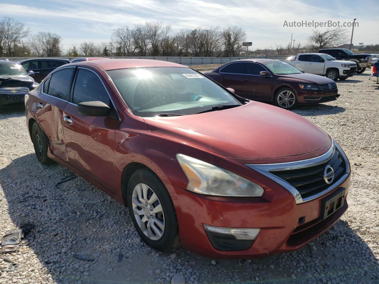 2015 Nissan Altima 2.5 Красный vin: 1N4AL3AP4FN383953