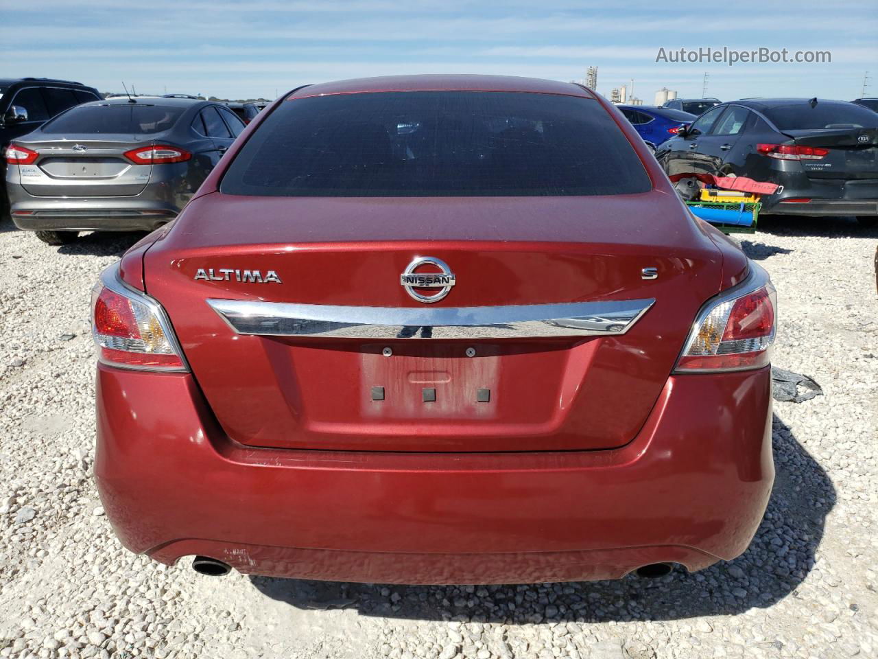 2015 Nissan Altima 2.5 Красный vin: 1N4AL3AP4FN383953