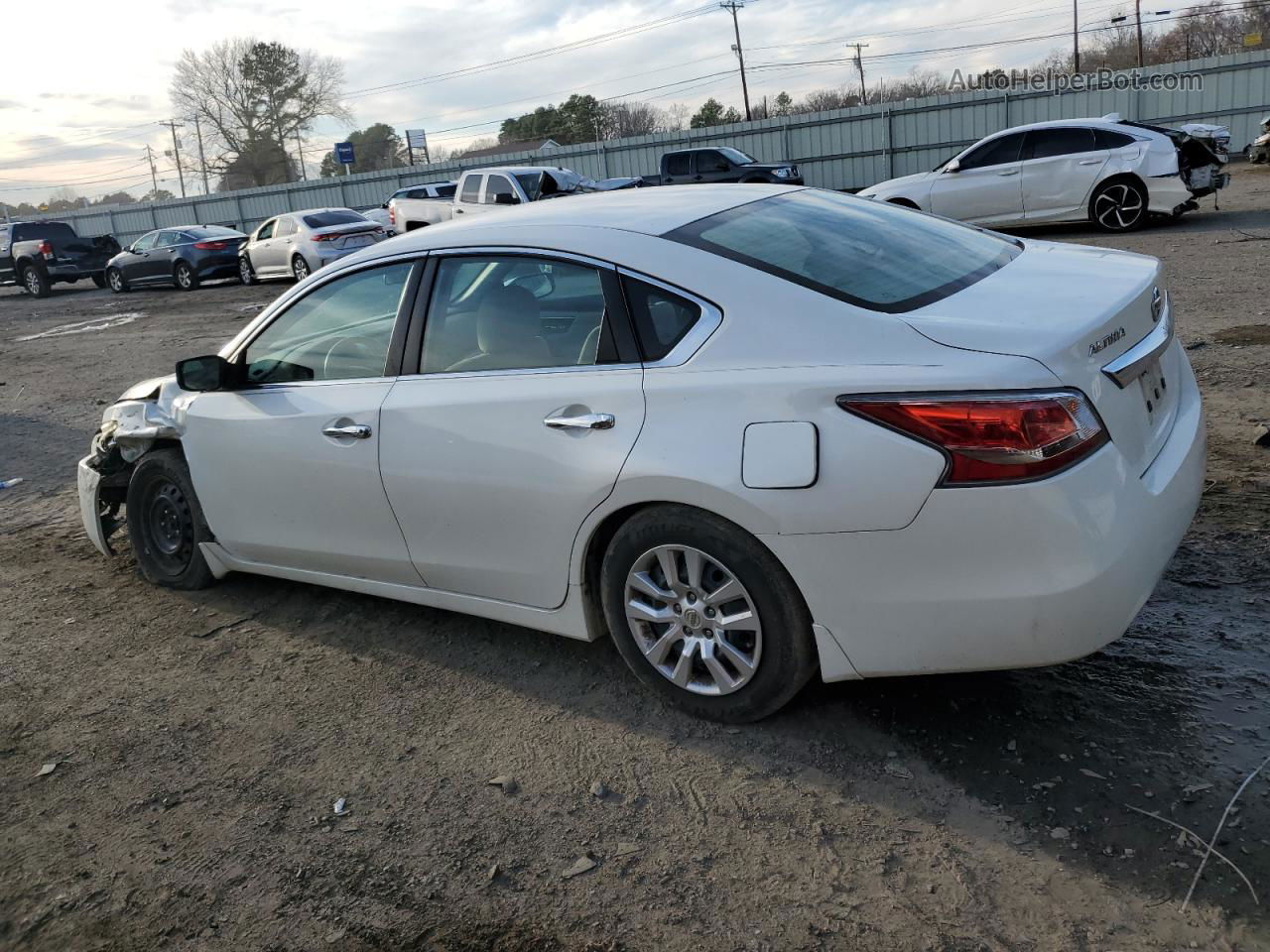 2015 Nissan Altima 2.5 White vin: 1N4AL3AP4FN879268