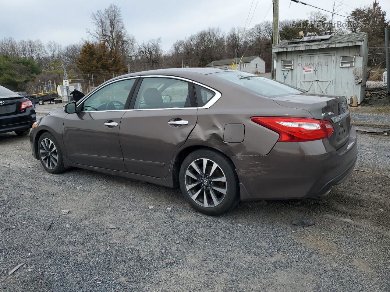 2016 Nissan Altima 2.5 Brown vin: 1N4AL3AP4GC131701