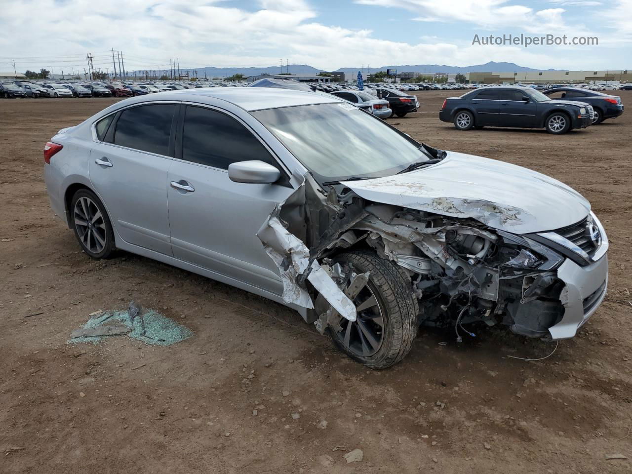 2016 Nissan Altima 2.5 Silver vin: 1N4AL3AP4GC223181