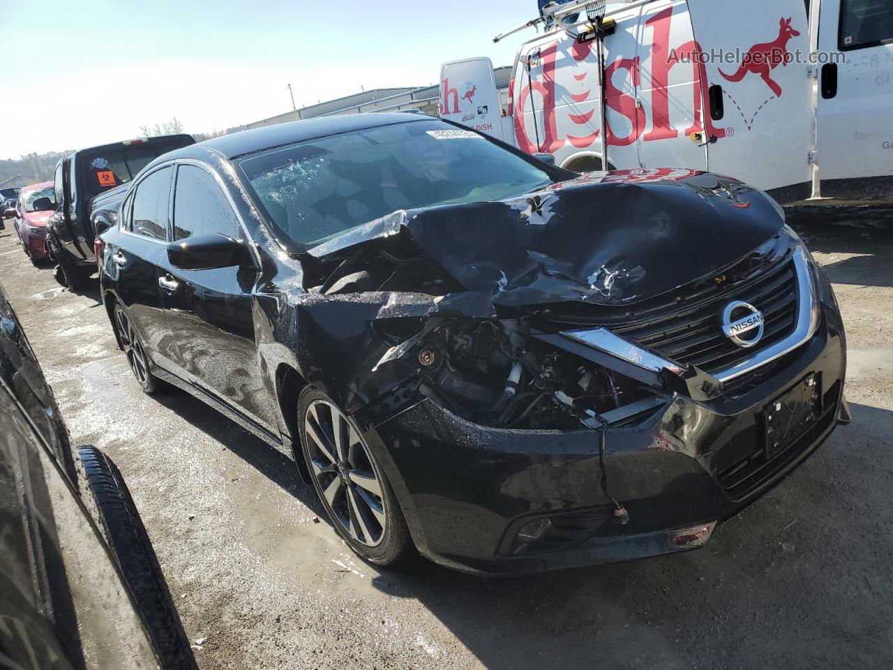 2016 Nissan Altima 2.5 Черный vin: 1N4AL3AP4GC287236