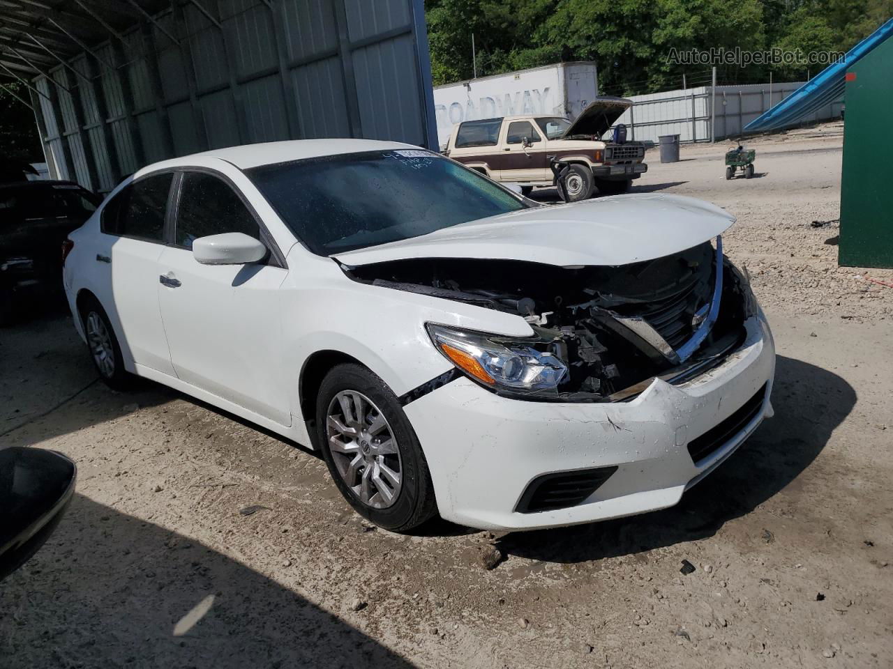 2016 Nissan Altima 2.5 White vin: 1N4AL3AP4GN370654