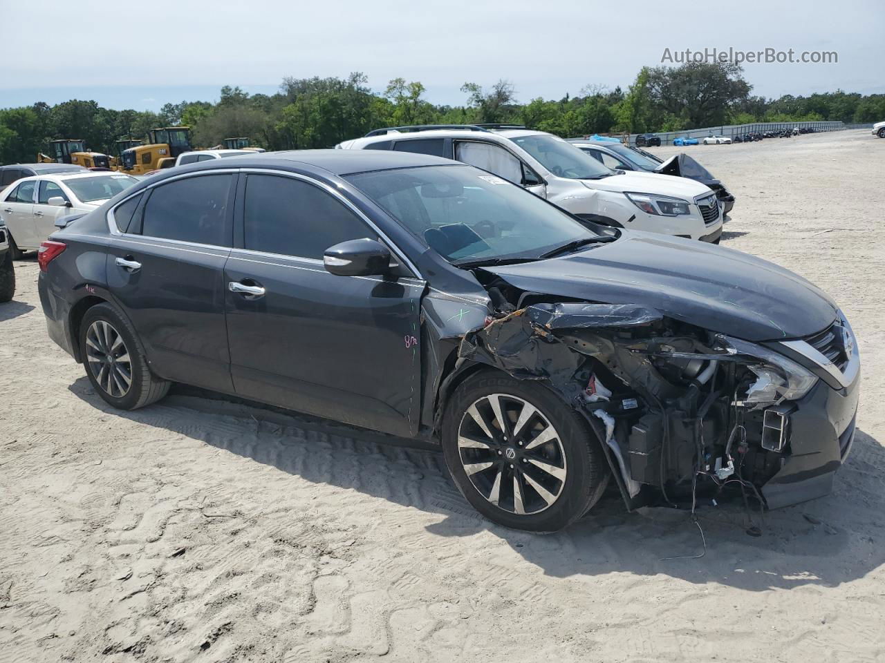 2017 Nissan Altima 2.5 Gray vin: 1N4AL3AP4HC137385