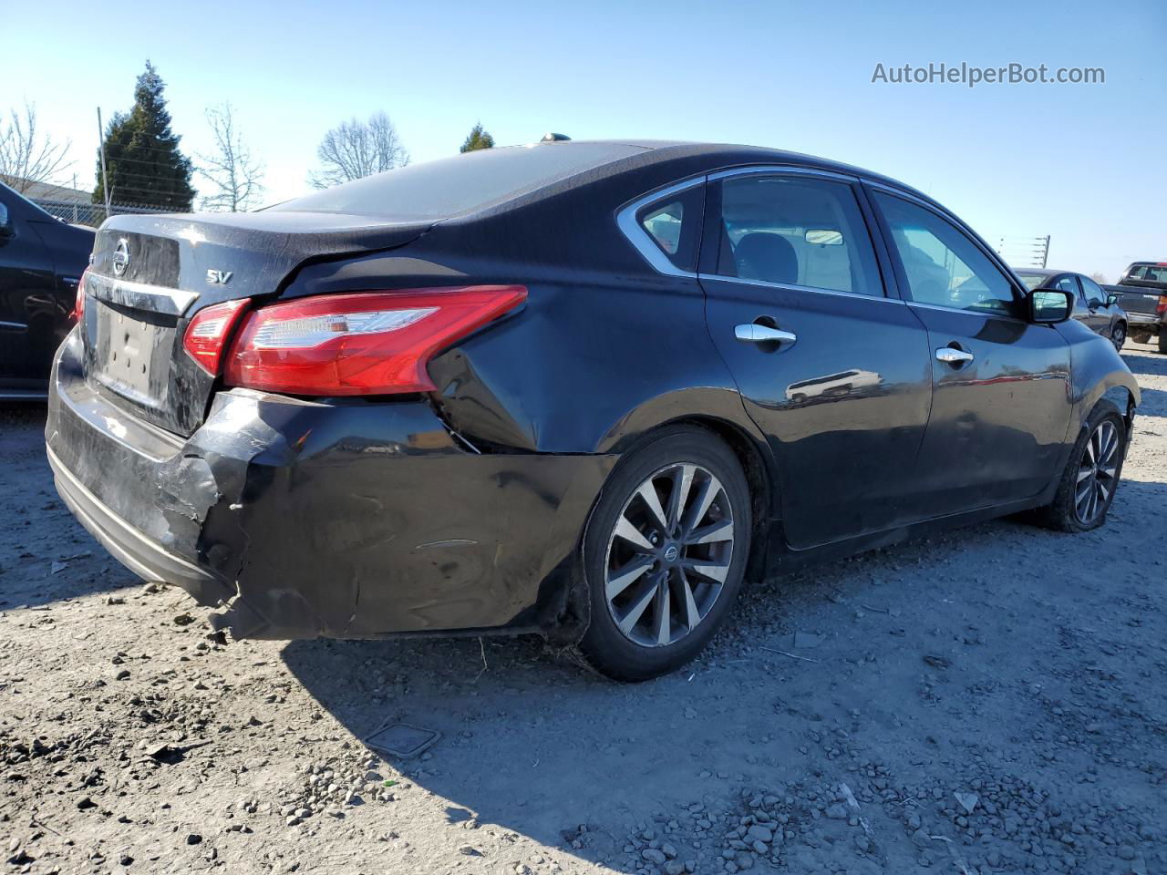 2017 Nissan Altima 2.5 Черный vin: 1N4AL3AP4HC208665