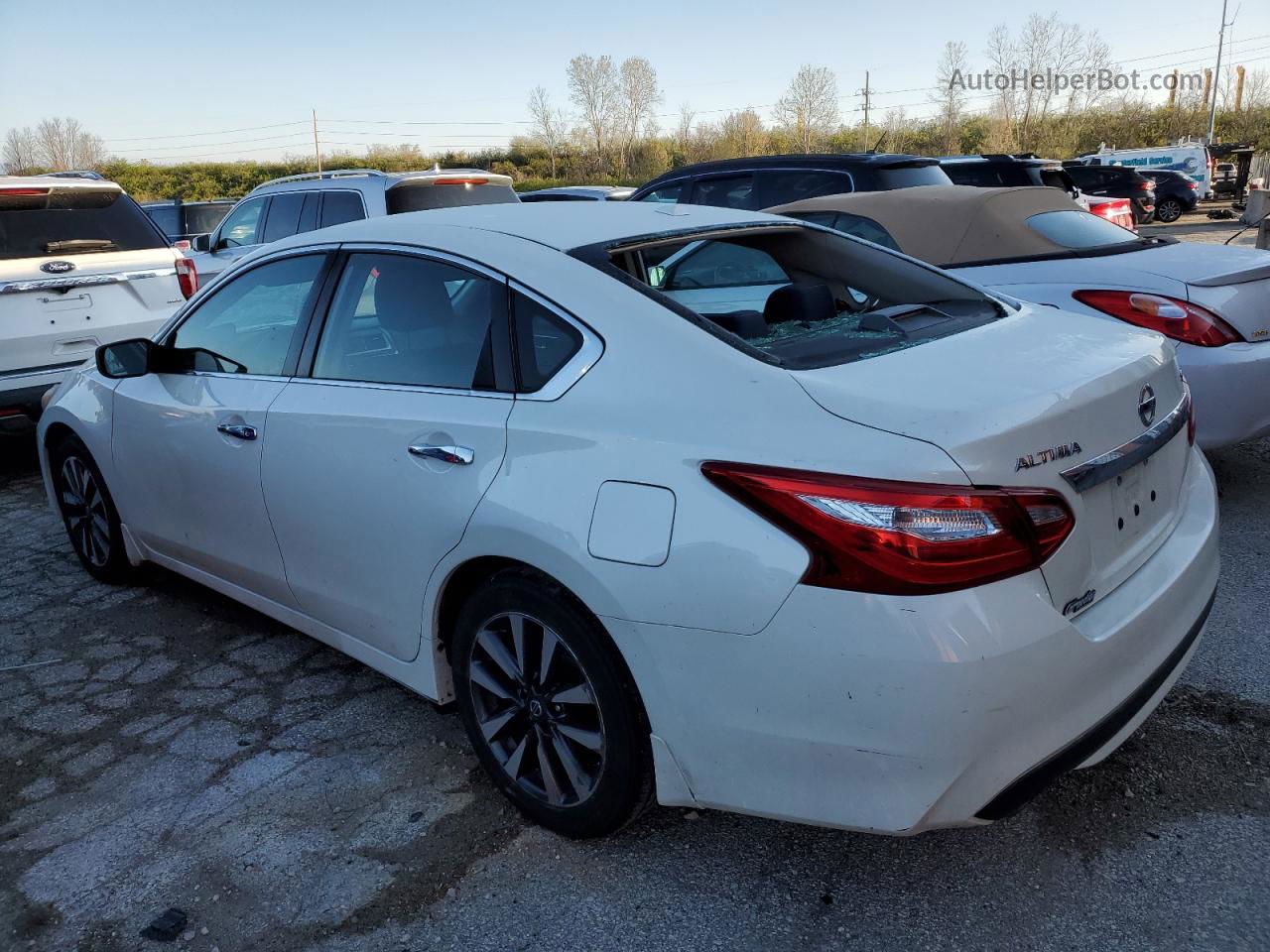 2017 Nissan Altima 2.5 White vin: 1N4AL3AP4HC240080