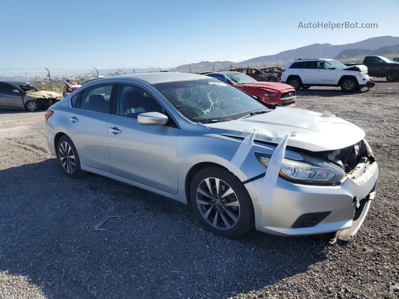 2017 Nissan Altima 2.5 Silver vin: 1N4AL3AP4HC258269