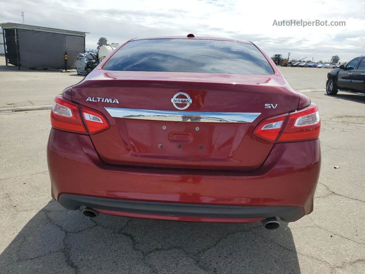 2017 Nissan Altima 2.5 Red vin: 1N4AL3AP4HC259793