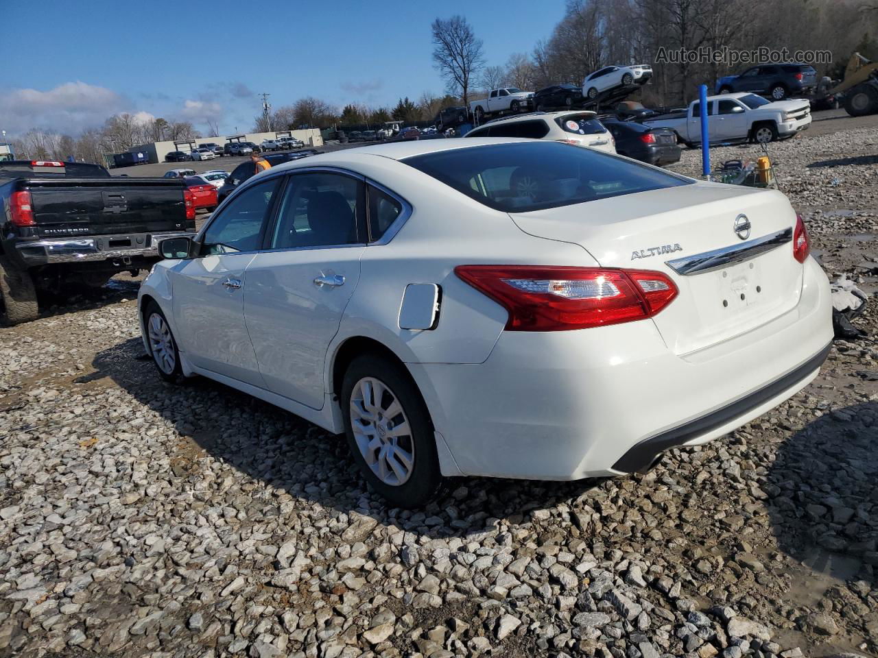 2017 Nissan Altima 2.5 White vin: 1N4AL3AP4HC289327