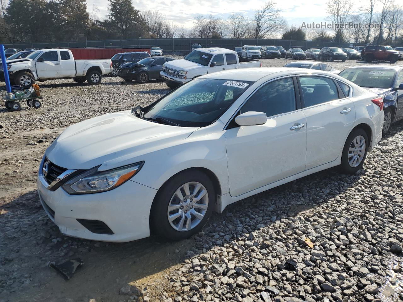 2017 Nissan Altima 2.5 White vin: 1N4AL3AP4HC289327