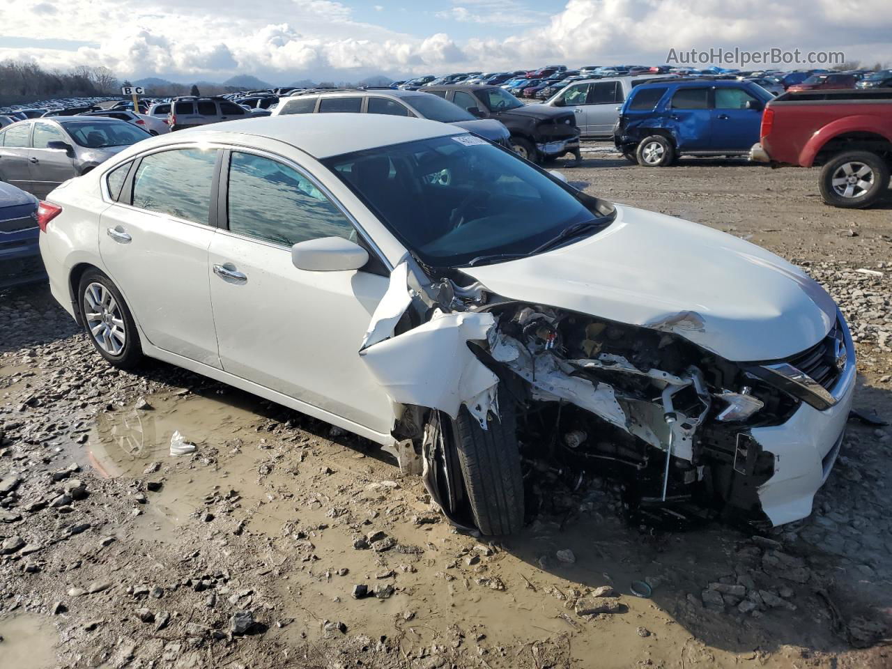 2017 Nissan Altima 2.5 White vin: 1N4AL3AP4HC289327