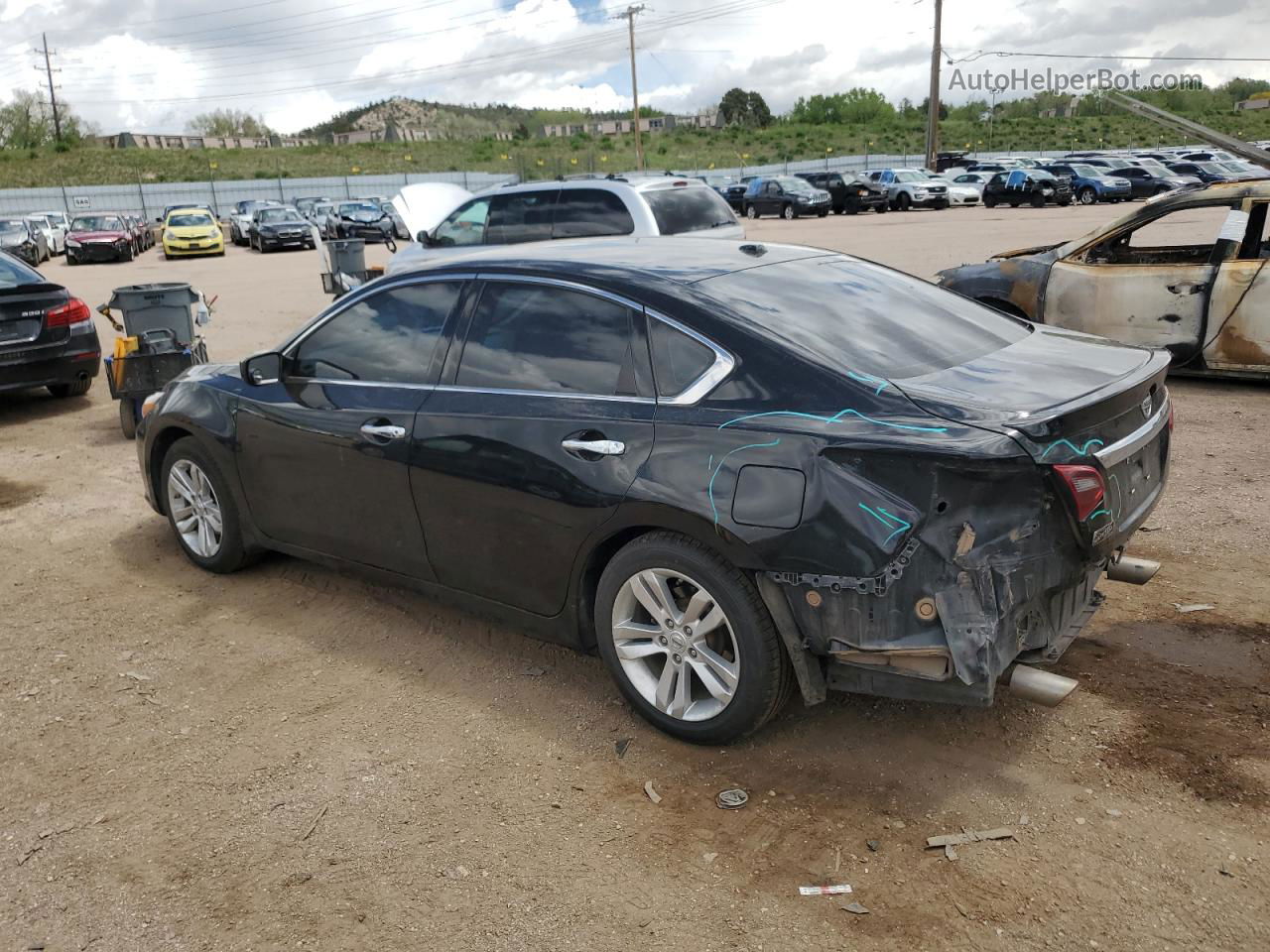 2018 Nissan Altima 2.5 Black vin: 1N4AL3AP4JC133326