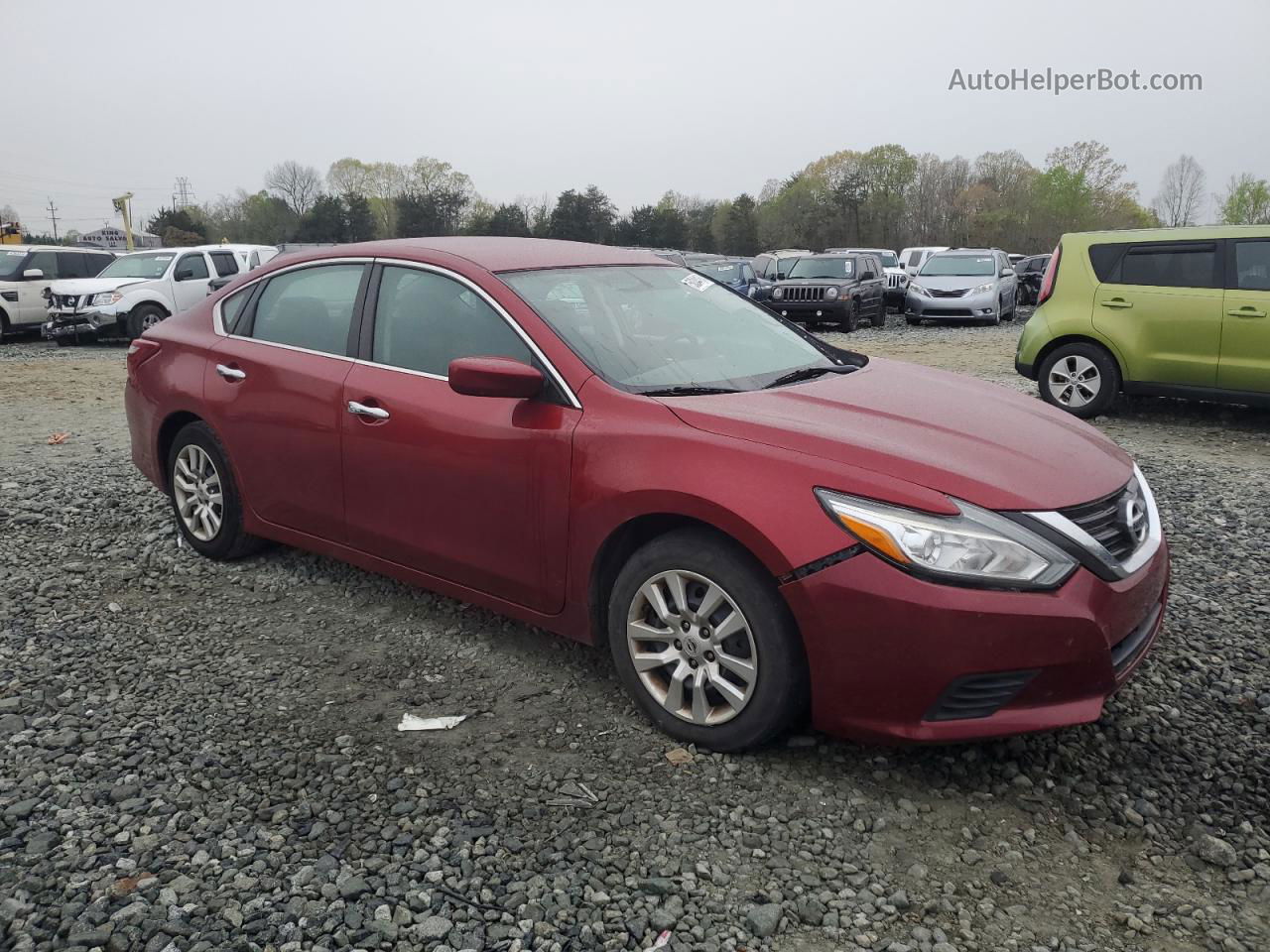 2018 Nissan Altima 2.5 Red vin: 1N4AL3AP4JC175981