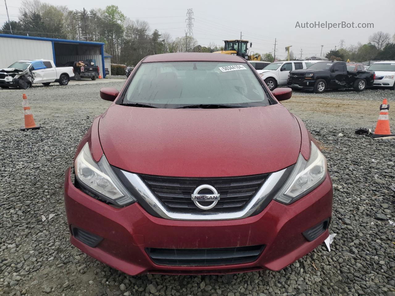 2018 Nissan Altima 2.5 Red vin: 1N4AL3AP4JC175981