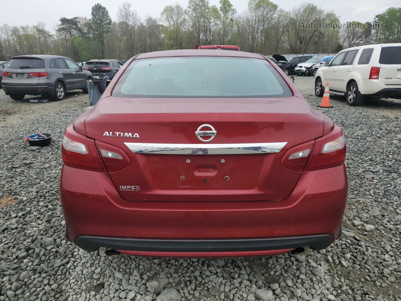 2018 Nissan Altima 2.5 Red vin: 1N4AL3AP4JC175981