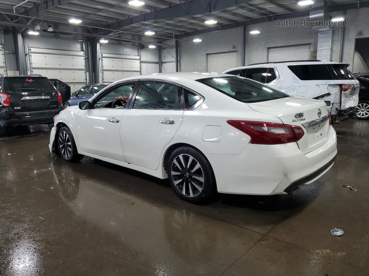 2018 Nissan Altima 2.5 White vin: 1N4AL3AP4JC184986