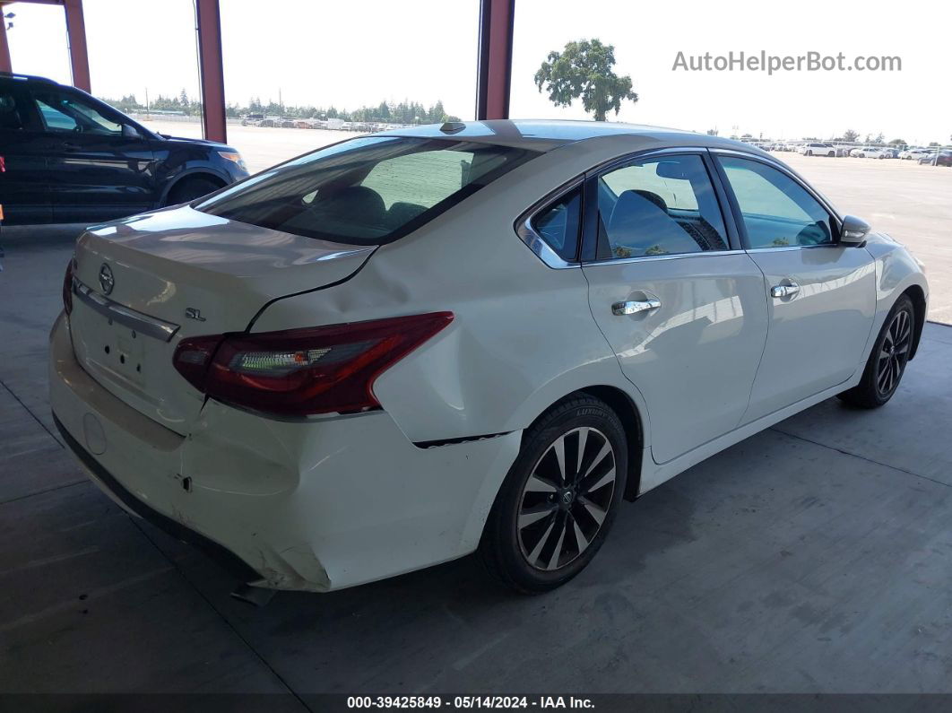 2018 Nissan Altima 2.5 Sl White vin: 1N4AL3AP4JC209191