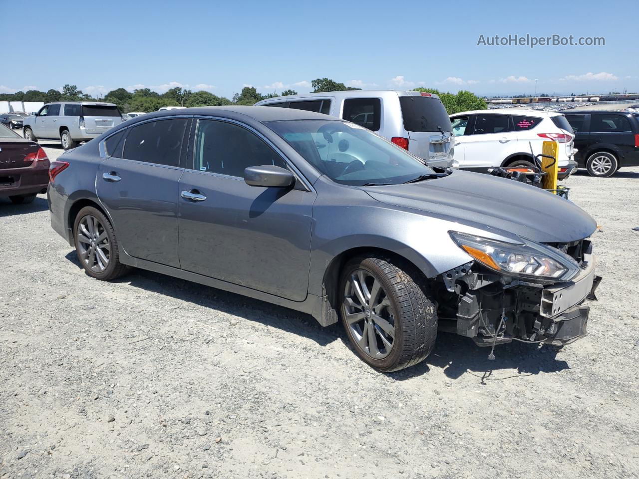 2018 Nissan Altima 2.5 Серебряный vin: 1N4AL3AP4JC211751