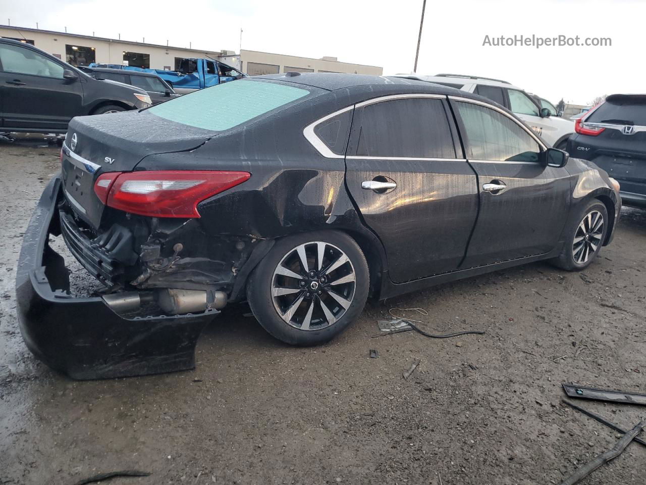 2018 Nissan Altima 2.5 Black vin: 1N4AL3AP4JC213631