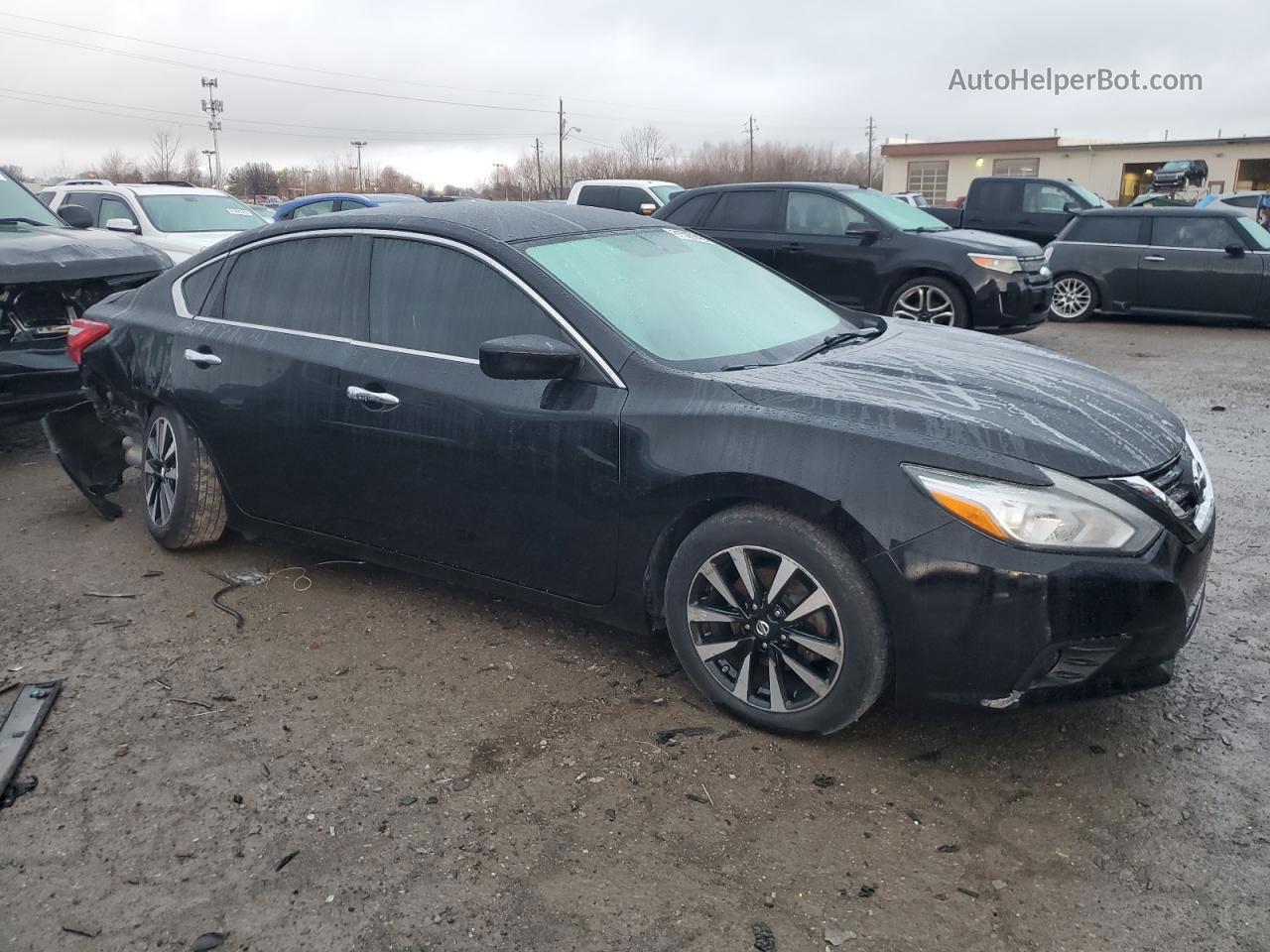 2018 Nissan Altima 2.5 Black vin: 1N4AL3AP4JC213631