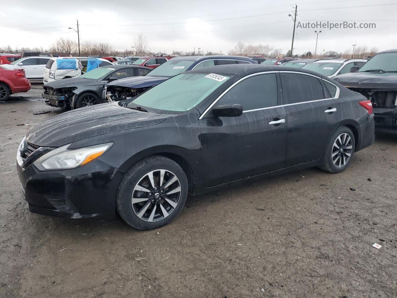 2018 Nissan Altima 2.5 Black vin: 1N4AL3AP4JC213631