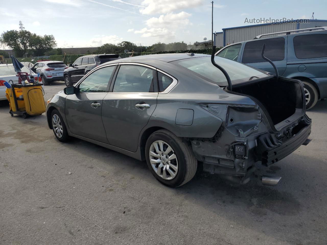 2018 Nissan Altima 2.5 Gray vin: 1N4AL3AP4JC245723