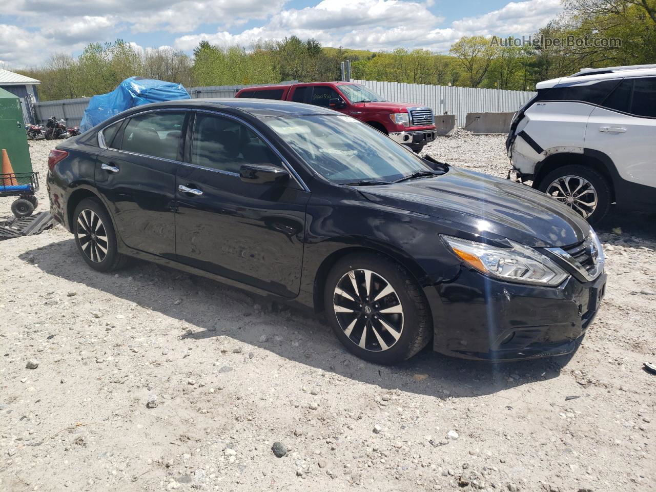 2018 Nissan Altima 2.5 Black vin: 1N4AL3AP4JC247715