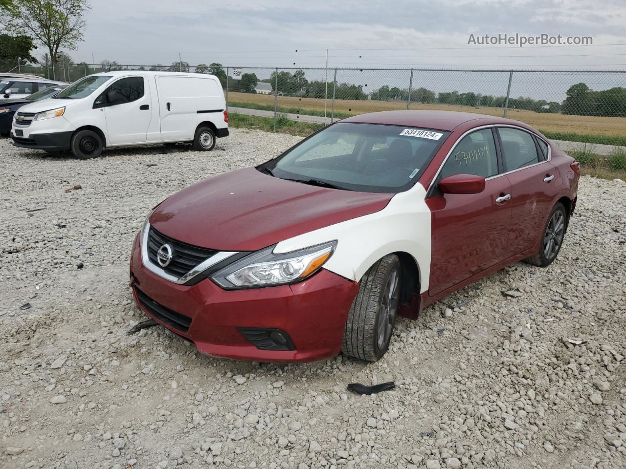 2018 Nissan Altima 2.5 Red vin: 1N4AL3AP4JC284232