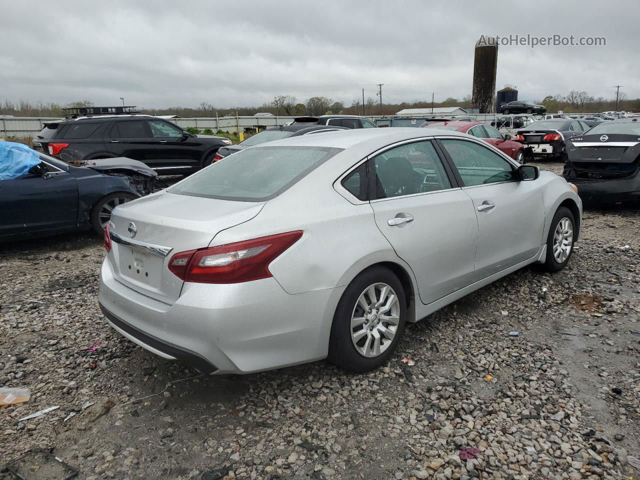 2018 Nissan Altima 2.5 Серебряный vin: 1N4AL3AP4JC474676