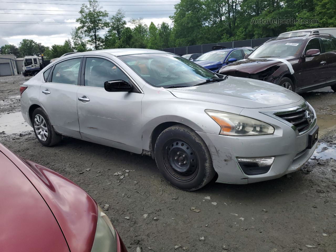 2014 Nissan Altima 2.5 Silver vin: 1N4AL3AP5EC116315