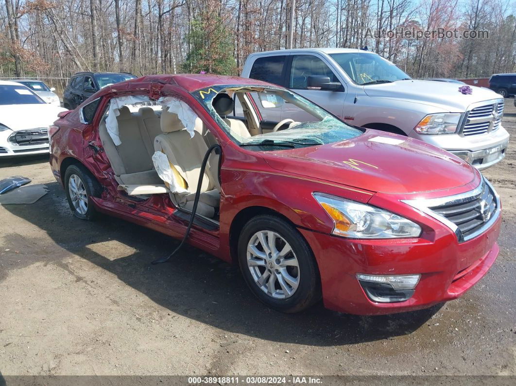 2014 Nissan Altima 2.5 S Красный vin: 1N4AL3AP5EC135270