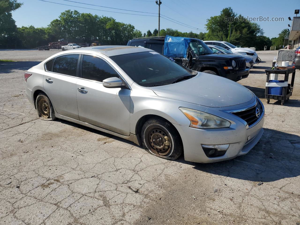 2014 Nissan Altima 2.5 Silver vin: 1N4AL3AP5EC197364