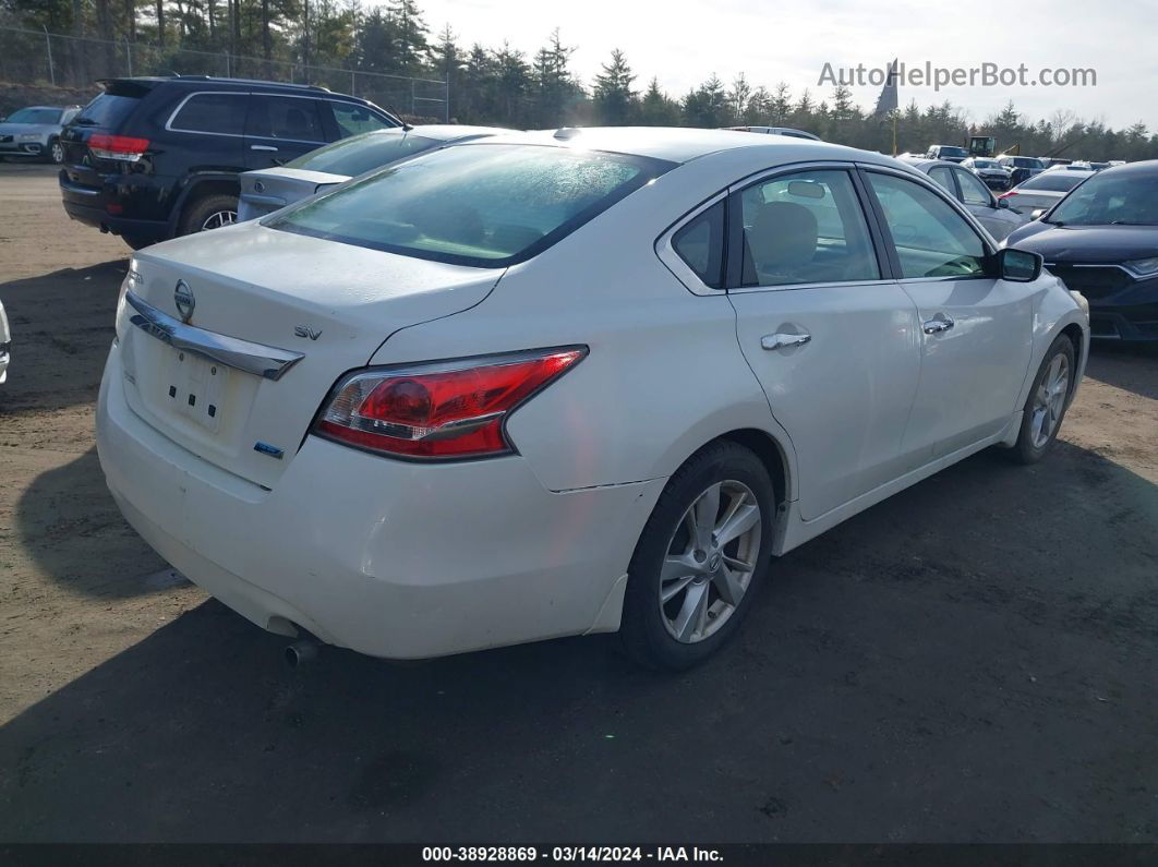 2014 Nissan Altima 2.5 Sv White vin: 1N4AL3AP5EC268269