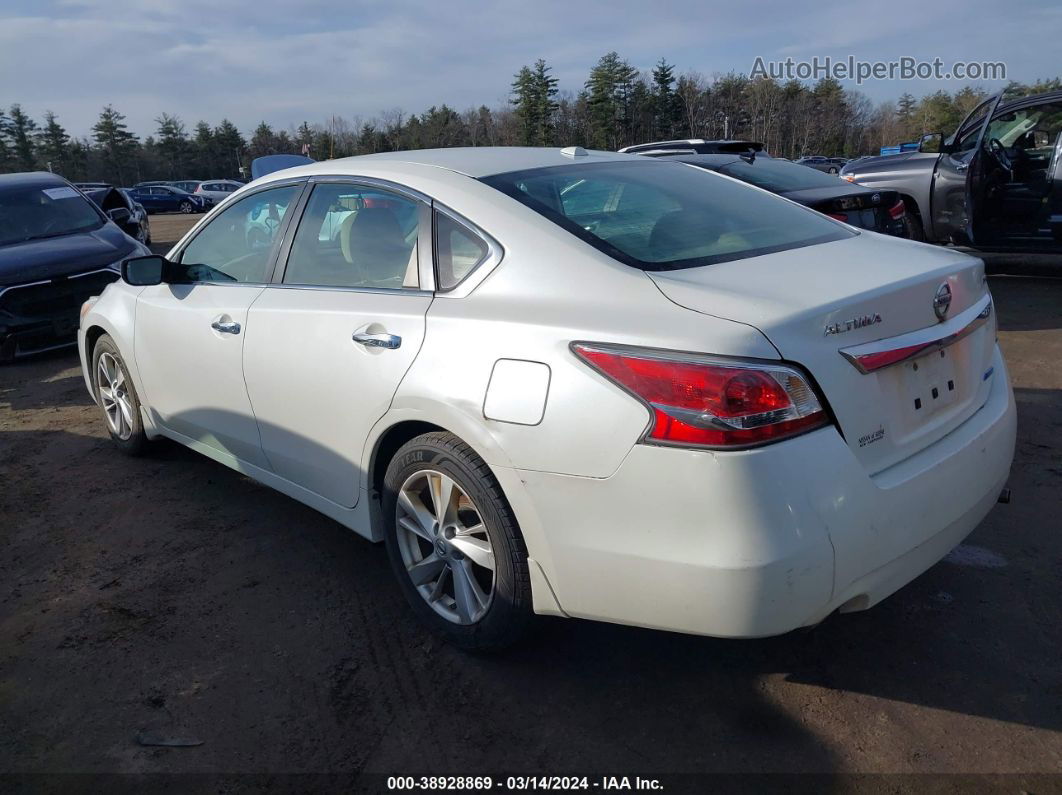 2014 Nissan Altima 2.5 Sv White vin: 1N4AL3AP5EC268269