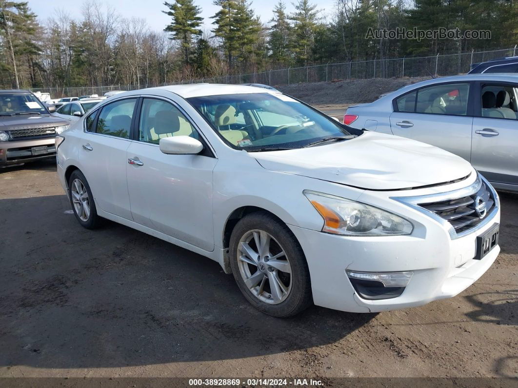 2014 Nissan Altima 2.5 Sv White vin: 1N4AL3AP5EC268269