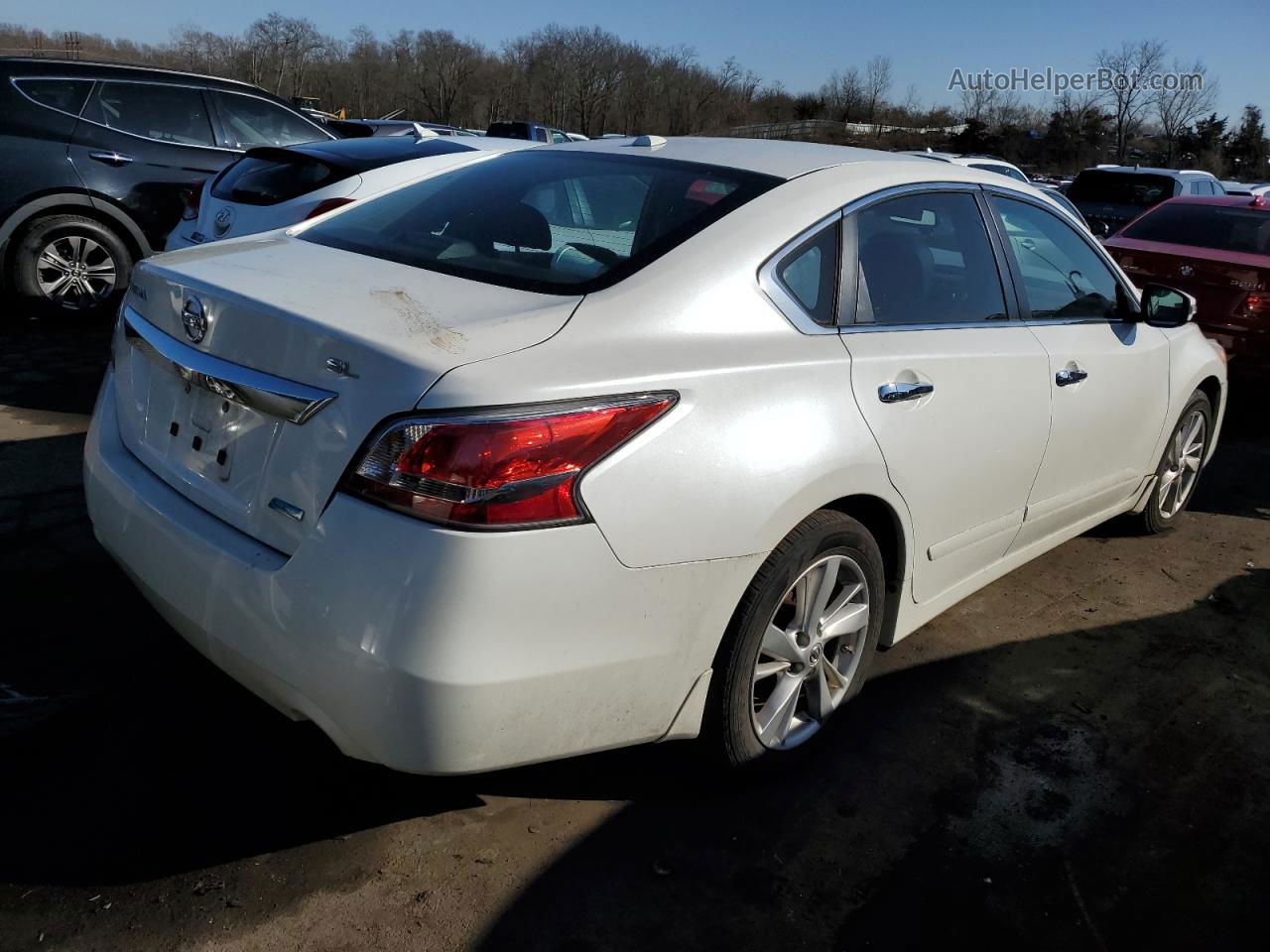 2014 Nissan Altima 2.5 White vin: 1N4AL3AP5EC322251