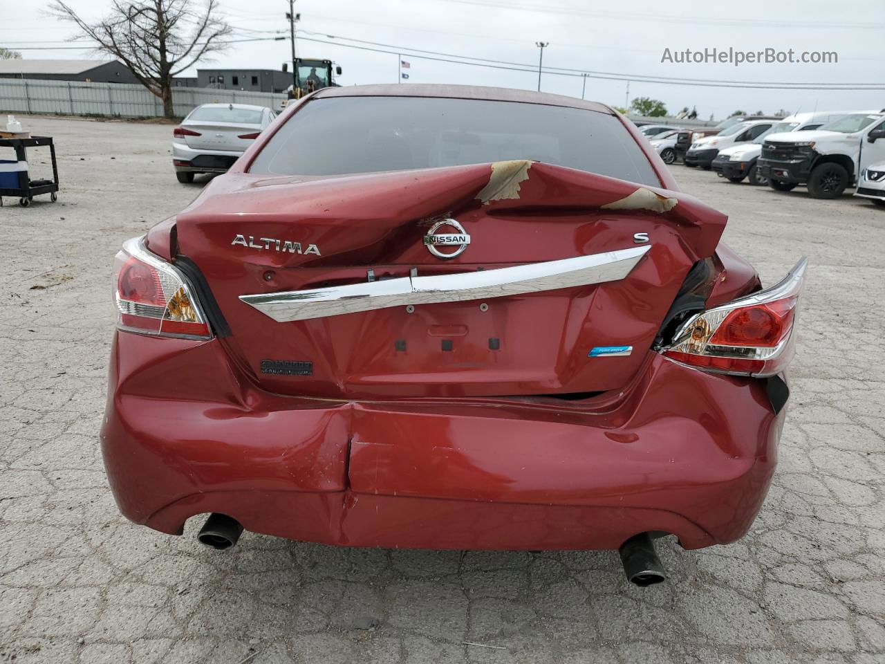 2014 Nissan Altima 2.5 Красный vin: 1N4AL3AP5EN209808