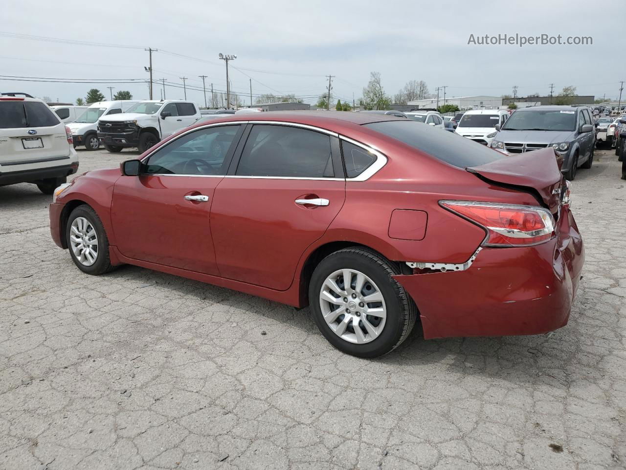 2014 Nissan Altima 2.5 Красный vin: 1N4AL3AP5EN209808