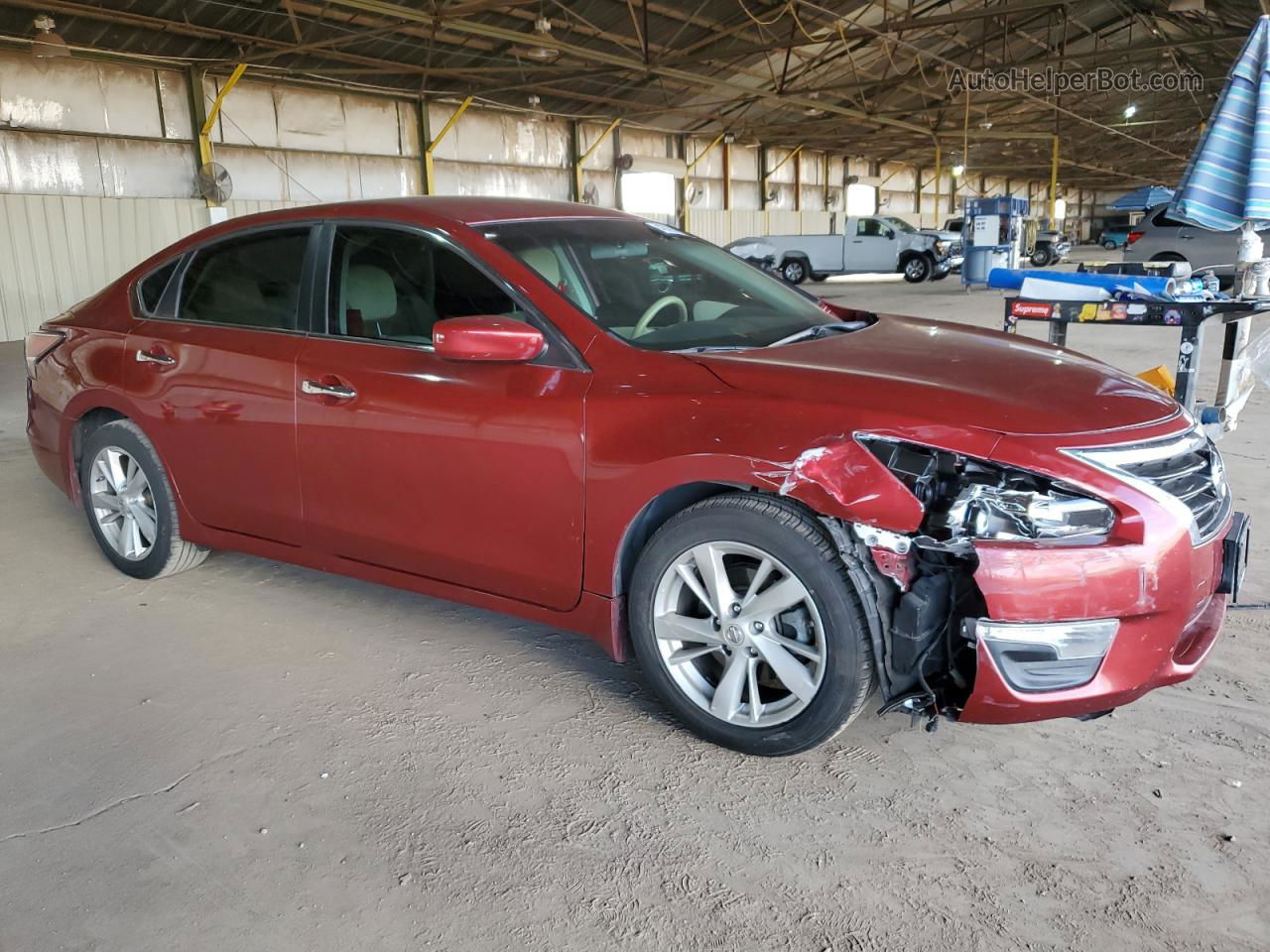 2014 Nissan Altima 2.5 Maroon vin: 1N4AL3AP5EN214457