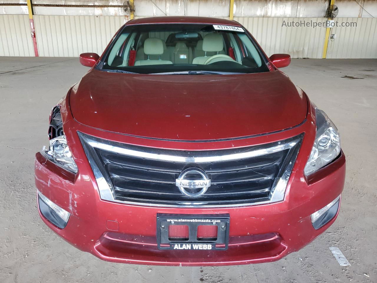 2014 Nissan Altima 2.5 Maroon vin: 1N4AL3AP5EN214457