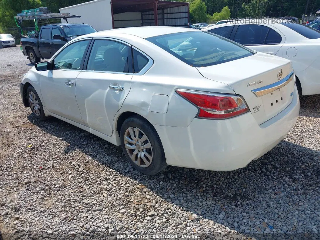 2014 Nissan Altima 2.5 S White vin: 1N4AL3AP5EN221229