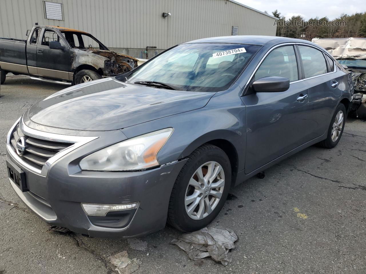 2014 Nissan Altima 2.5 Gray vin: 1N4AL3AP5EN242842