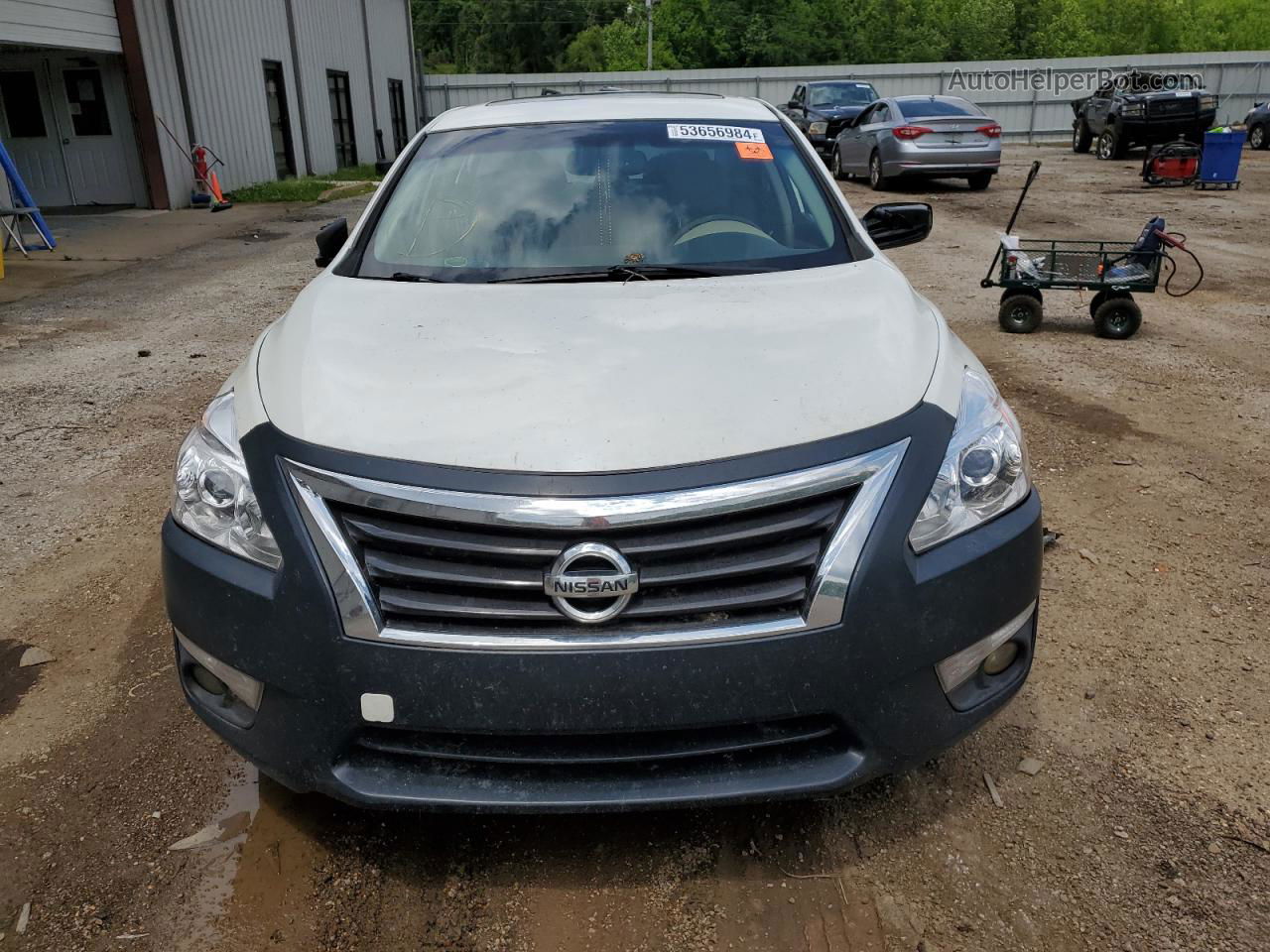 2014 Nissan Altima 2.5 White vin: 1N4AL3AP5EN334484