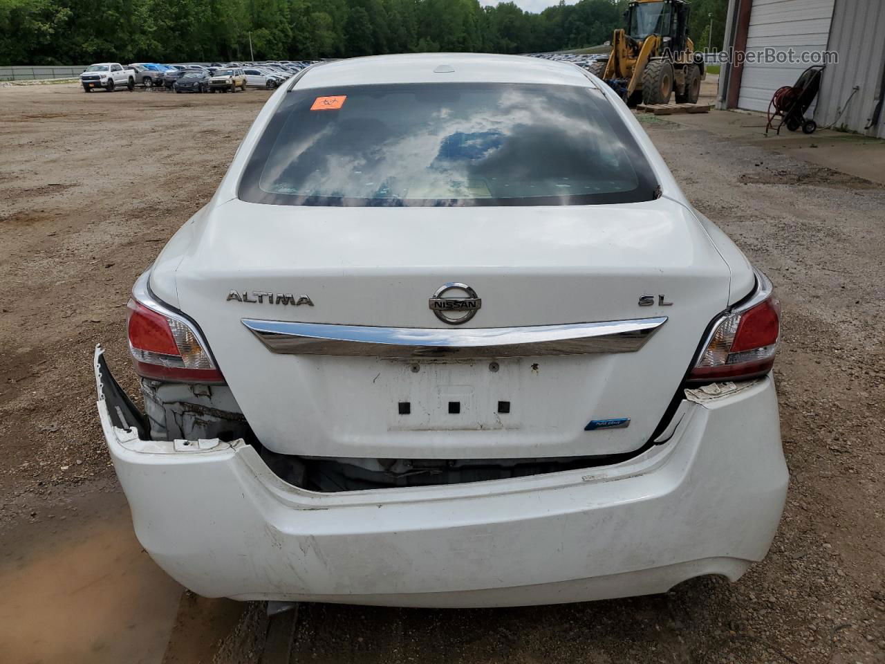 2014 Nissan Altima 2.5 White vin: 1N4AL3AP5EN334484